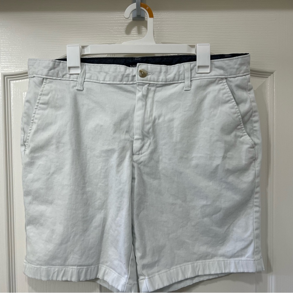 Men’s Nautical Shorts—size 36–white
